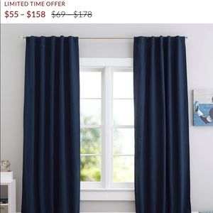 (4) Pottery Barn curtains 96”